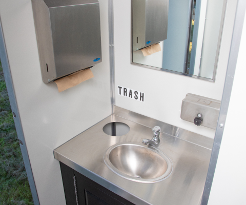 Trash of Luxury Washroom